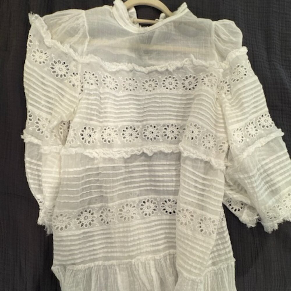 Free People White Stunning Cover Up